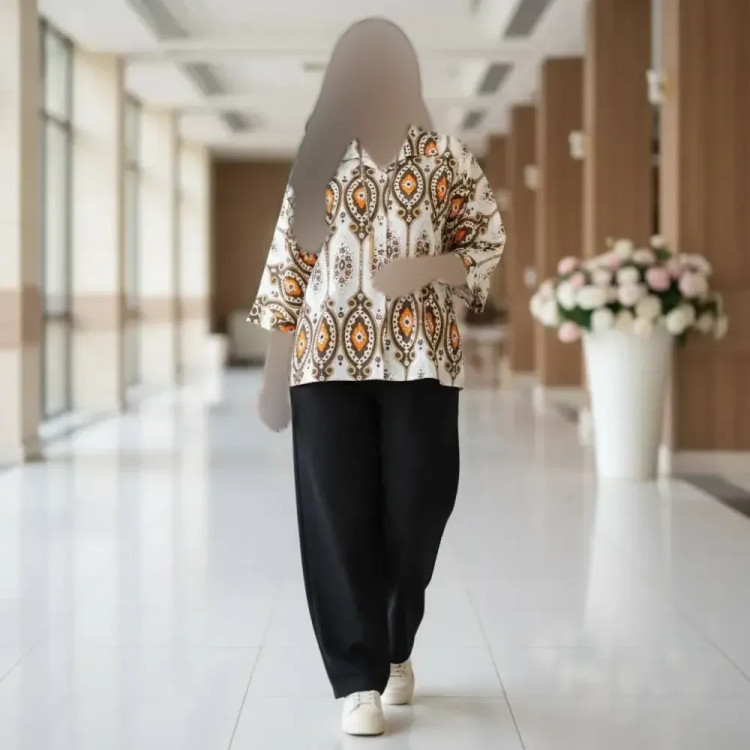 شومیز مانتویی زنانه مدل الناز جنس لنین فری سایز