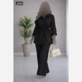 ست شومیز و شلوار زنانه مدل یاسمین جنس سوپر ایوا فری سایز تا 48