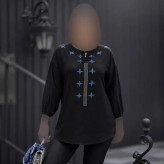 شومیز چاپی گلبرگ 124 جنس صوفیا درجه یک فری سایز 38 تا 48