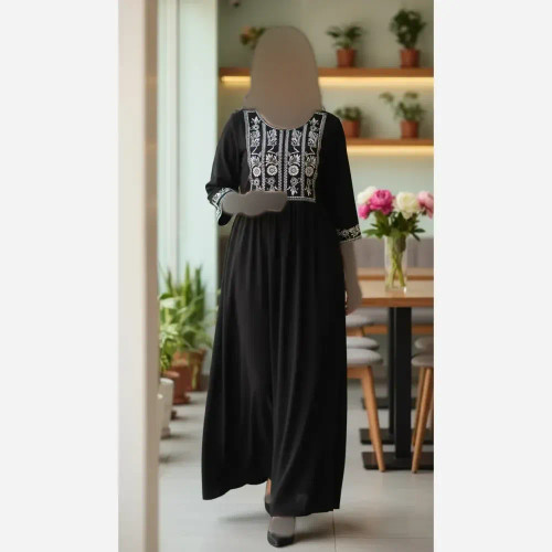 پیراهن ساحلی گندم نخی خارجی درجه یک زنانه فری سایز 38 تا 46 قد 135 سدری بنفش
