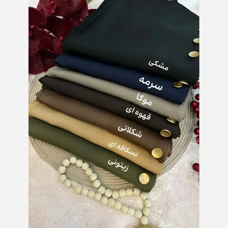 ست 4 تیکه مزونی پرنیان شومیز ژیله دامن کمربند کرپ بزایاق مازراتی دبل زنانه فری سایز