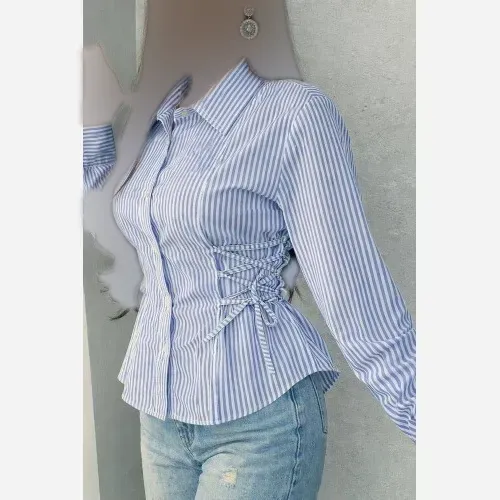 شومیز زنانه مدل پینترستی جنس داکرون نخ درجه یک سایز 36 تا 44