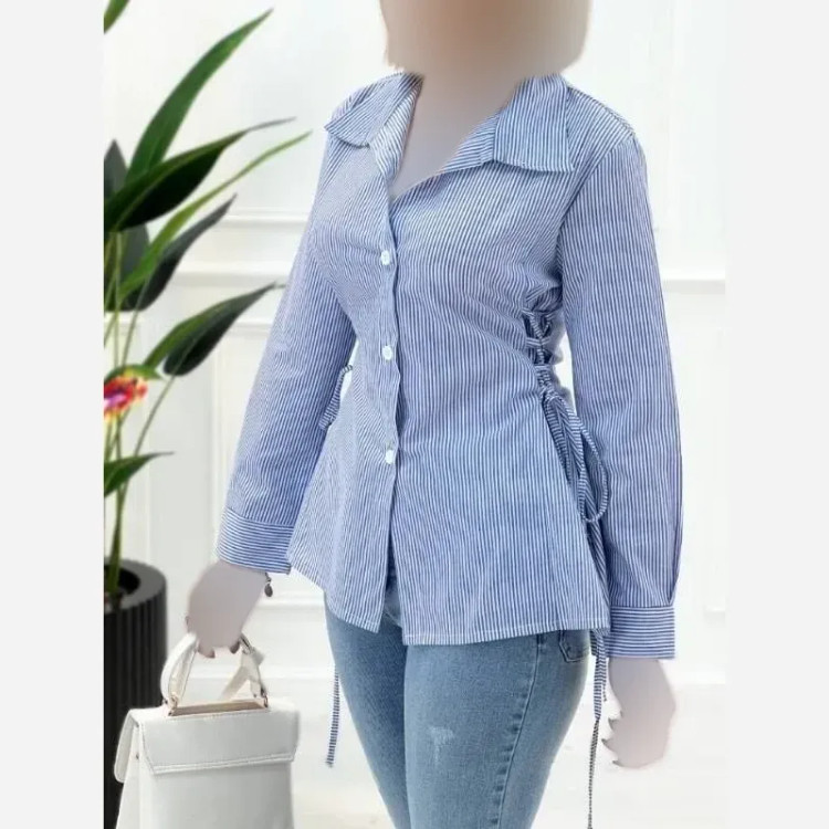 شومیز زنانه مدل پینترستی جنس داکرون نخ درجه یک سایز 36 تا 44
