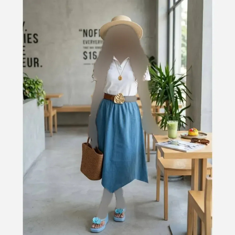 ست دامن و رویه الیاف طبیعی زنانه فری سایز پنبه ای خنک و ضد حساسیت