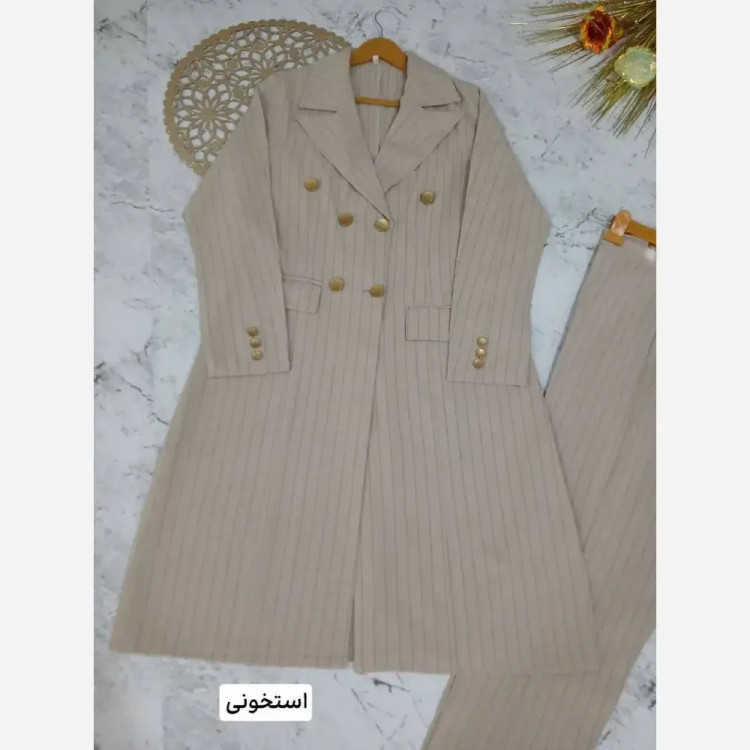 ست مانتو شلوار اداری مریم جنس پرشیا درجه 1 در رنگبندی و سایزبندی متنوع