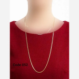 گردنبند مینیمال دو رنگ استیل زنانه مدل code052