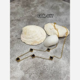 گردنبند استیل رنگ ثابت و ضد حساسیت مدل code017