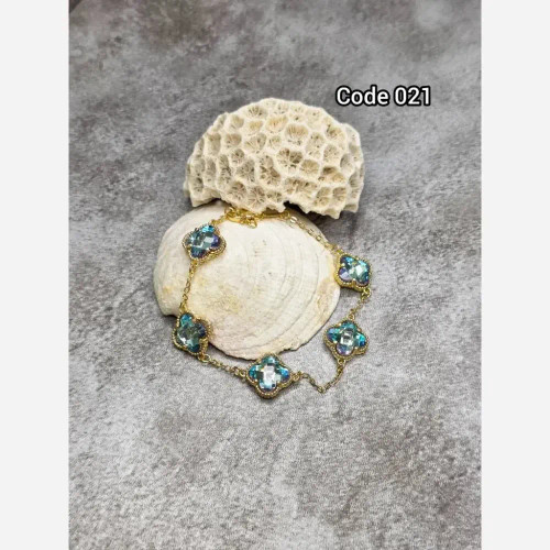 دستبند استیل رنگ ثابت ضد حساسیت مدل code021