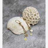 گوشواره استیل کد 019 رنگ ثابت و ضد حساسیت