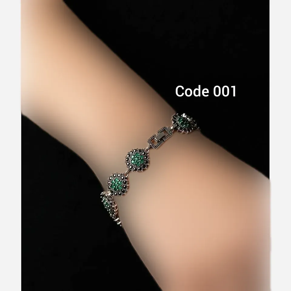 دستبند استیل رنگ ثابت و ضد حساسیت مدل code001