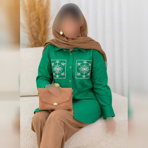 پوشاک مدل کاکوتی جنس لنین آنزیم شده درجه یک فری سایز کد 15768