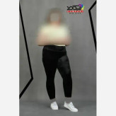 لگ مخمل ریز بیگ سایز زنانه مشکی مناسب سایز 48 تا 60
