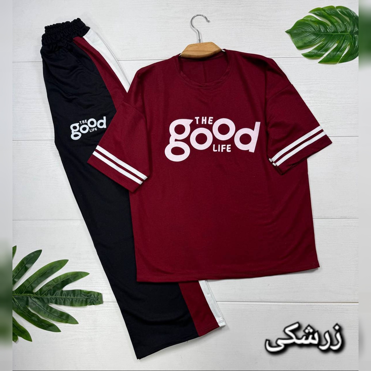 ست مدل good جنس پنبه گلکسی باکیفیت فری سایز کد 16129