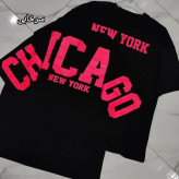 تیشرت لش نخ پنبه چاپ شبرنگ فری سایز تا 50