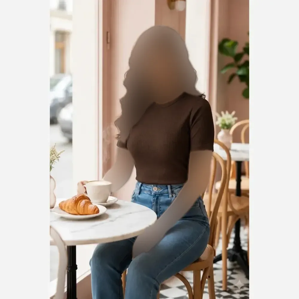 کراپ تی شرت زنانه آیدا جنس فانریپ کبریتی فری سایز مناسب 38 تا 44