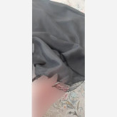 روسری نخی وال اسلپ دور دانتل مشکی قواره 135