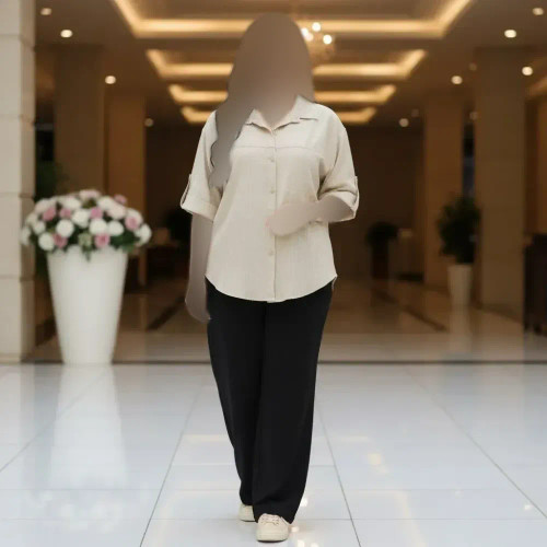 مانتو زنانه مدل ساناز جنس حصیری درجه یک فری سایز