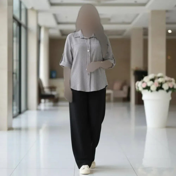 مانتو زنانه مدل ساناز جنس حصیری درجه یک فری سایز