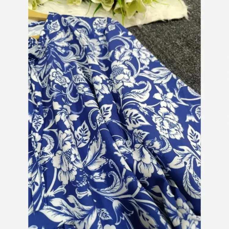 پیراهن ساحلی زنانه جنس بوگاتی گرم بالا فری سایز مناسب سایز 38 تا 48
