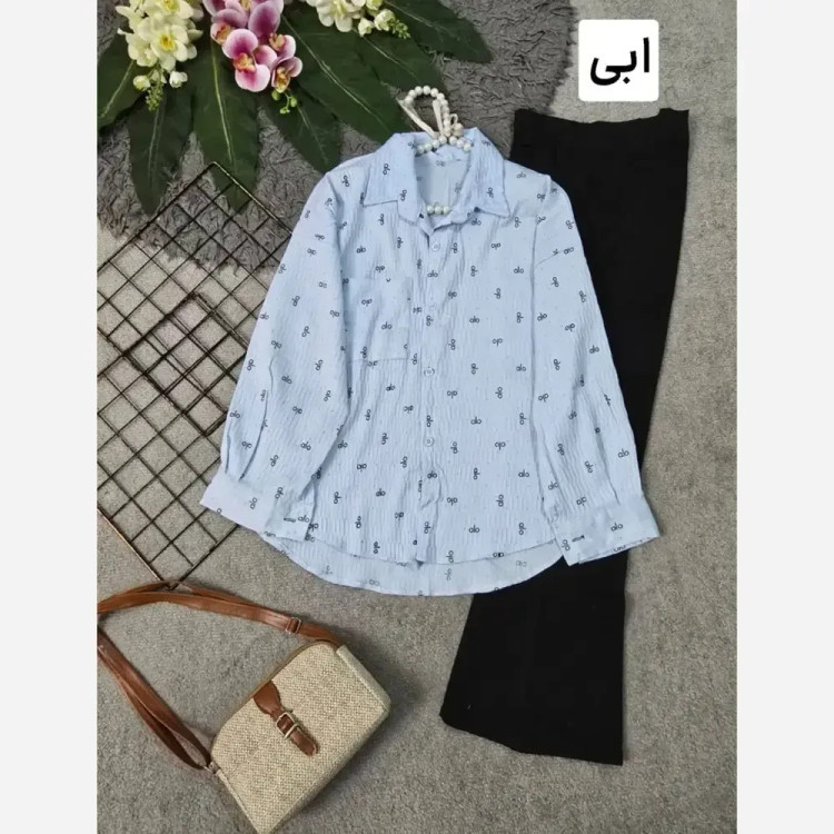 شومیز زنانه نگین دار جنس ینزی فری سایز رنگبندی پاستیلی