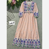 پیراهن ساحلی زنانه مدل سرو جنس بوگاتی فری سایز 36 تا 46