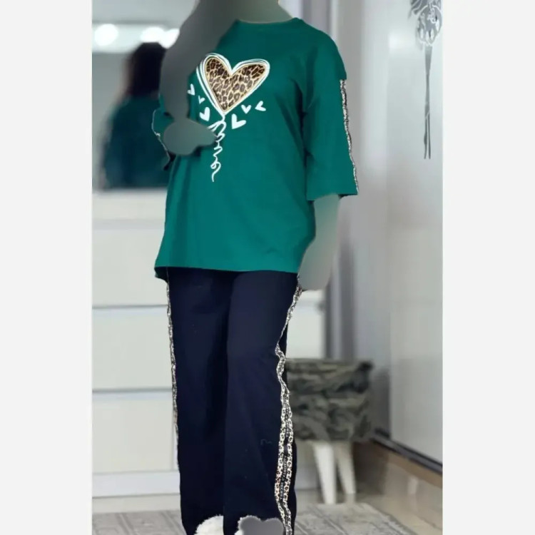 ست بلوبری زنانه جنس پنبه فری سایز 38 تا 46
