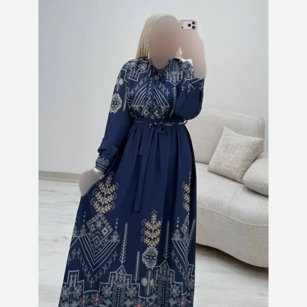پیراهن ساحلی سنتی زنانه جنس فلور نخ درجه یک فری سایز