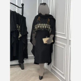 ست پیراهن رویه دار زنانه جنس ابروبادی مجلسی و تابستانه