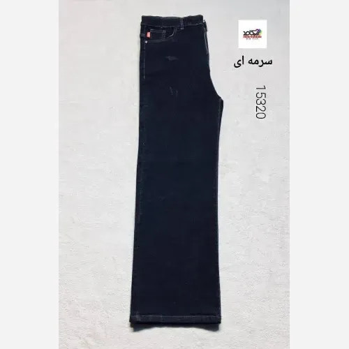 شلوار بگ جین سوپر سایز زنانه برند نیکامد سایز 50 تا 60