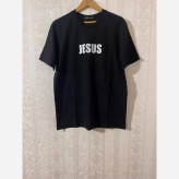 ست تیشرت و شلوار مردانه مدل jesus جنس پنبه سوپر و اسپان نخ رنگ مشکی
