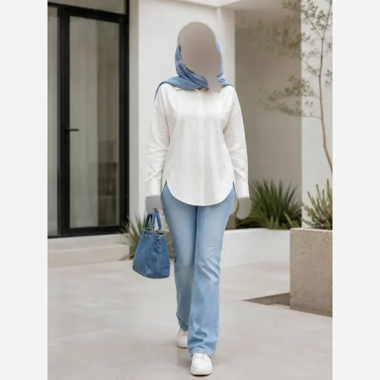 شومیز زنانه لینن مدل ملین فری سایز مناسب 38 تا 50 در 8 رنگ پاستیلی