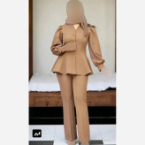 کت و شلوار عروسکی زنانه جنس مازراتی فری سایز تا 46