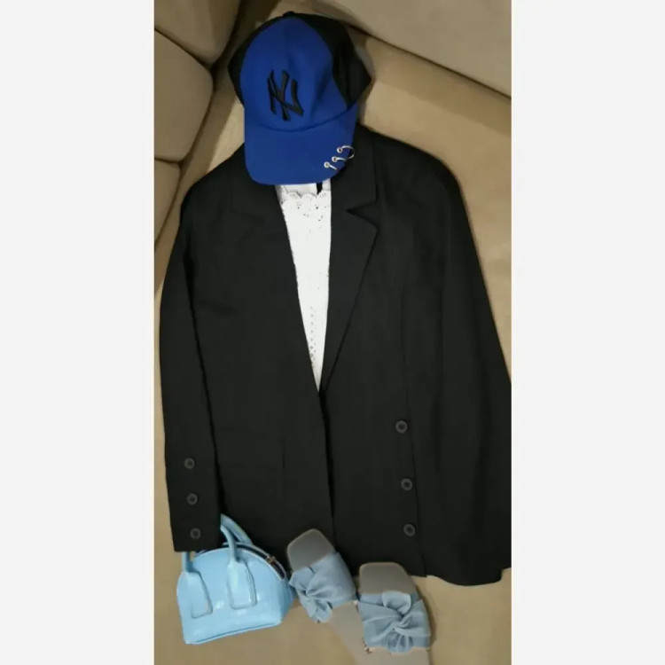 کت زنانه مدل الی جنس لینن درجه یک مناسب سایز 38 تا 50