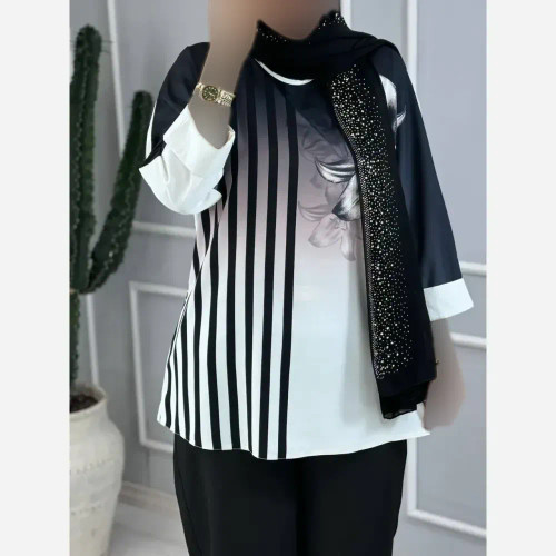 شومیز مجلسی زنانه مدل تابناک جنس الیزه