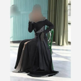 پیراهن مجلسی زنانه مدل نیلسا پارچه مازراتی و ساتن سنگدوزی شده سایز 38 تا 50