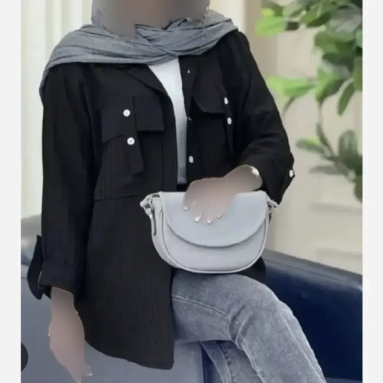 شومیز زنانه مدل ناکایا جنس سوپر آیوا فری سایز