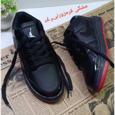 کفش کتانی جردن نایک زنانه جنس چرم حولهای با کفی طبی و زیره پیو رابر