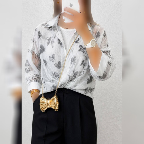 شومیز و تاپ زنانه مدل پروانه ای
