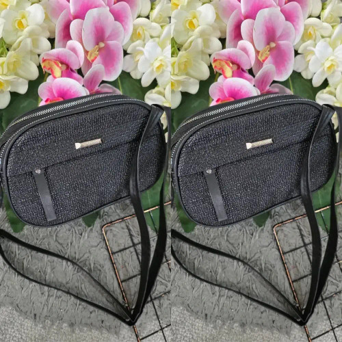 کیف زنانه آیدا جنس چرم طرح کنفی سه خونه