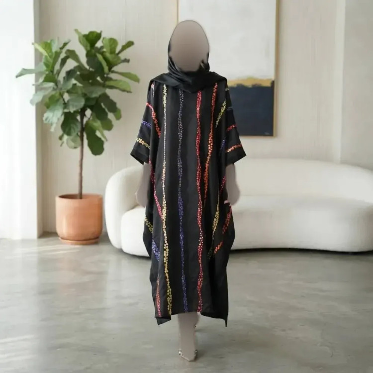 پانچ زنانه طرح هلنا جنس سوزندوزی و کرسپو فری سایز