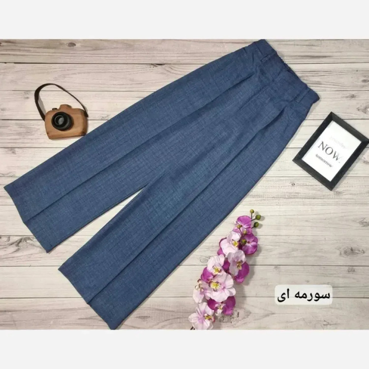 شلوار زنانه صوفیا ژاکارد خنک تابستانی سایز 38 تا 48