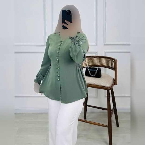 شومیز مجلسی قواره دار مدل نفیس