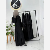 طرح بهاردخت الیزه کرپ الیزه فری سایز مناسب 38 تا 50