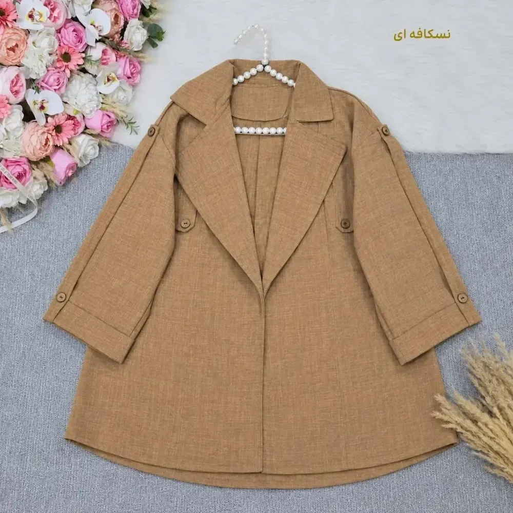 کت شانتون زنانه فری سایز خنک و تابستانی