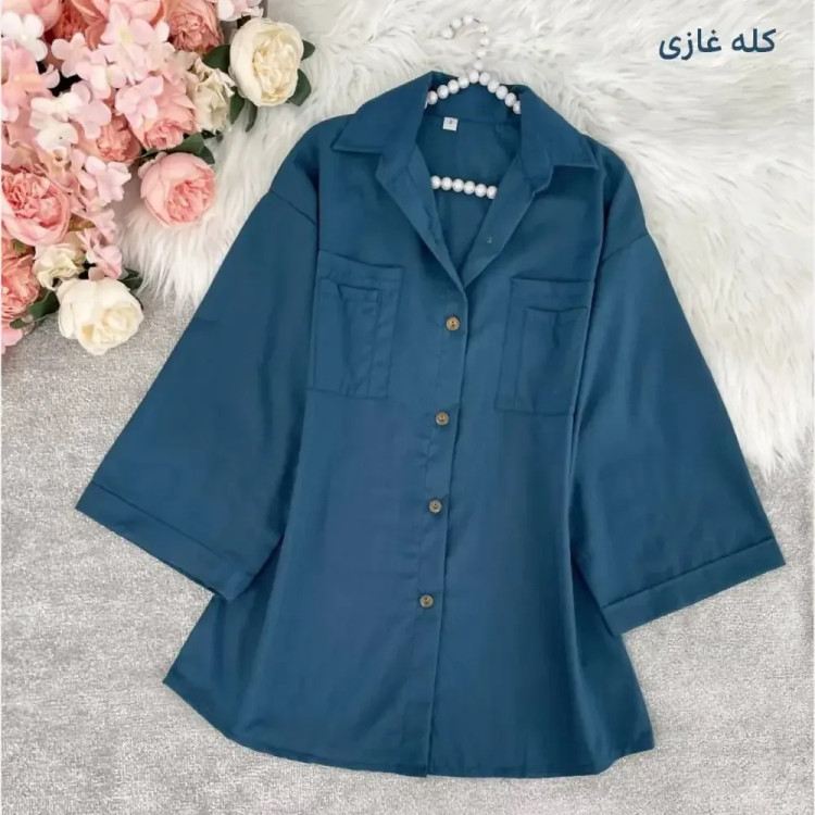 شلوار نیم بگ جین زنانه درجه یک پشت کش قد 105
