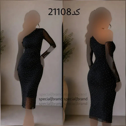 تونیک تور نگین دار سوژین رنگ مشکی