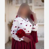 ست سه تیکه شومیز و دامن زنانه جنس بوگاتی و لنین پلاس رنگ زرشکی و قهوه ای سایز 1 و 2