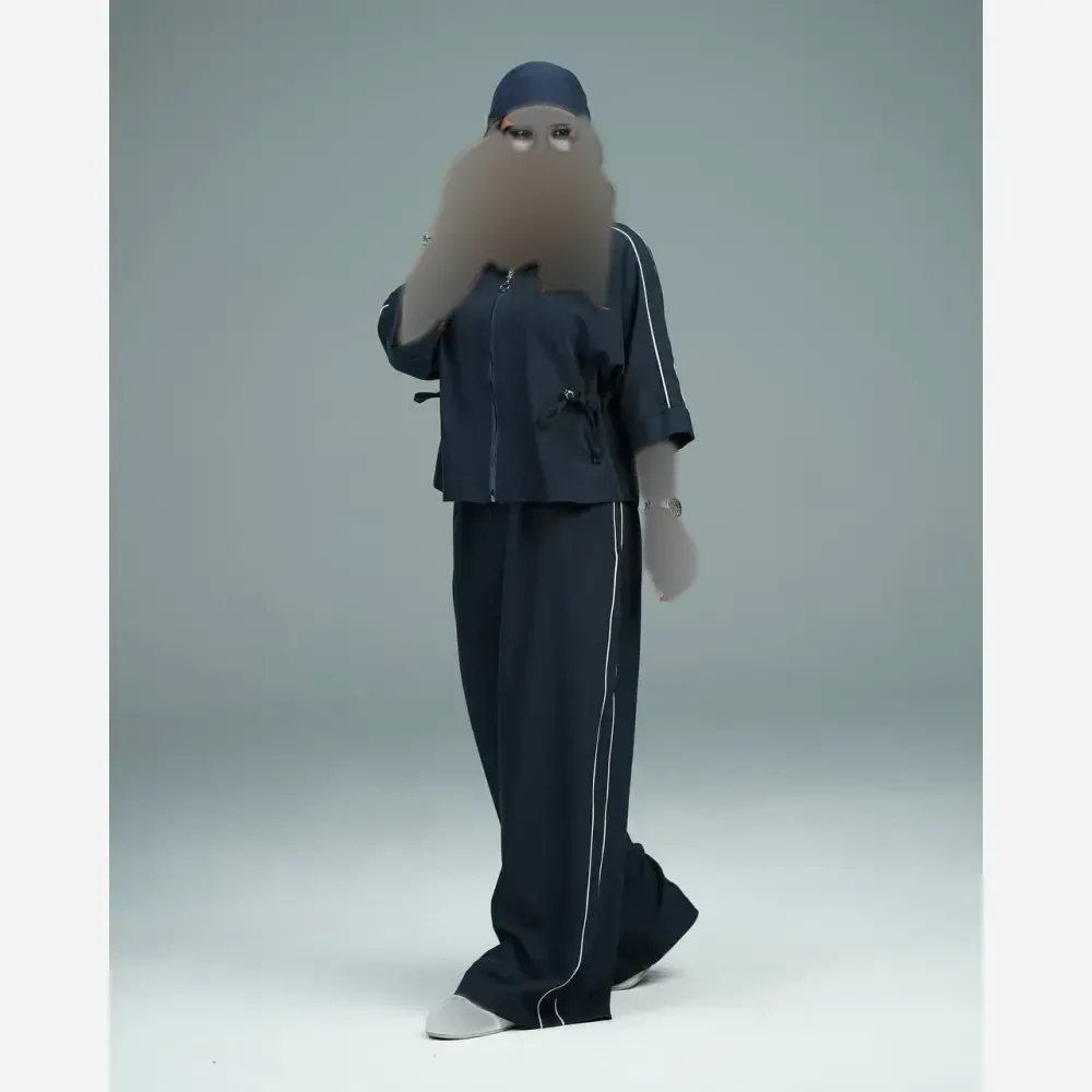 ست لباس زنانه مدل مغزی دوزی پریا پارچه بزایاق فری سایز بهاره