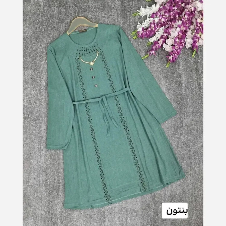 تونیک مدل الماس جنس کریشه درجه یک سایز بزرگ شیک و راحت