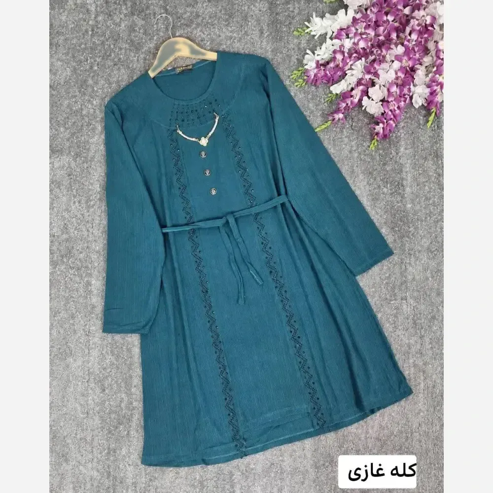 تونیک مدل الماس جنس کریشه درجه یک سایز بزرگ شیک و راحت
